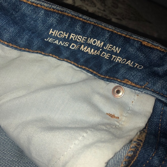 Wild Fable Ripped High Rise Mom Jeans - Picture 4 of 5